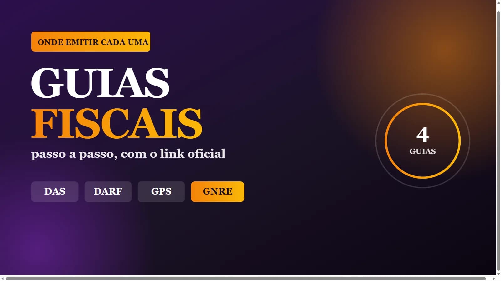 Guias Fiscais: Como Funcionam e Onde Emitir Cada Uma (Passo a Passo)