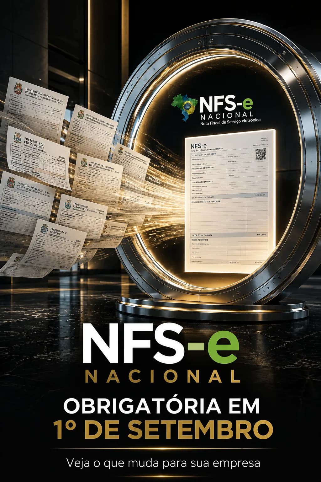 NFS-e Nacional Obrigatória: o que muda em 1º de Setembro de 2026